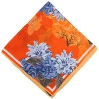 MIRROSI Nickituch Vierecktuch ca. 70x70cm wunderschöne Mustern, Damen Halstuch ideal für Frühling, Sommer oder Herbst