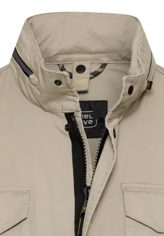 camel active - Blouson mit rollbarer Kapuze light beige - Gr. - 54