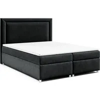 Best for Home Boxspringbett Trinity K3 mit zwei Bettkasten & Komfort Topper H3 (Polsterbett Doppelbett Boxbett mit gepolstertes Kopfteil, versch. Größen, 140x200 160x200 180x200 200x200 cm), Handwerksqualität