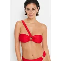 LSCN by LASCANA Bandeau-Bikini-Top Baila, mit asymmetrischem Schnitt