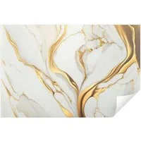 Wallarena Fototapete Marmor Grau - Modern - Vlies - Badezimmer, glatt, 104x70cm