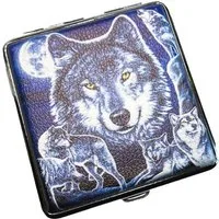 Westernlifestyle Aufbewahrungsbox Zigarettenetui Wolf Adler