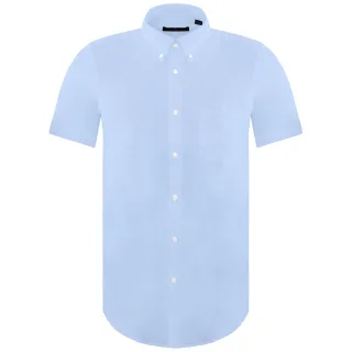 Ben Sherman Oxford Herrenbluse Blau