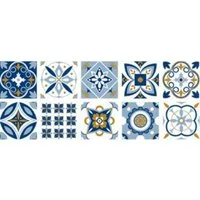 COOL-i ® Fliesenaufkleber, 10 stück PVC Fliesenaufkleber, (10x10 cm, 15x15 cm zwei Größen)