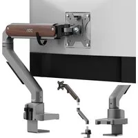 AOC Monitor-Halterung 17-32 Zoll, bis 9 kg, VESA 75x75-100x100,AM200, (bis 32 Zoll, Packung, neigbar,schwenkbar,drehbar,Gasdruckfeder,Kabelmanagement)