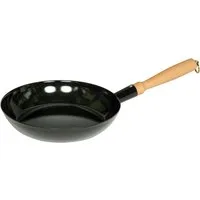 Riess Bratpfanne Riess Holzknechtpfanne Ø 26cm schwarz Emaille 1,3 Liter, Emaille