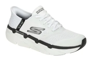 Skechers 220313 WBK Herren Max Cushioning Premier Ascendant Sneaker Wei?/ Sch...