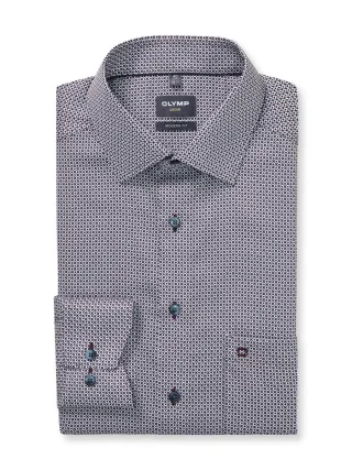OLYMP - Modern Fit: Businesshemd violet - Gr. - 40