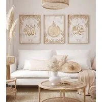 WANDKIND Poster Allah & Muhammad Set Premium IP719, Islamische Poster