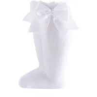 La Bortini Kniestrümpfe Kniestrümpfe Socken für Baby und Kinder Strümpfe mit Schleifen