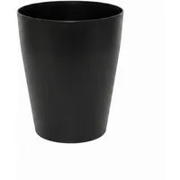 Sinoba Papierkorb rund moderner Mülleimer Papiereimer 788789, aus Kunststoff ideal für Kinderzimmer Küche Büro, 12 Liter Höhe 26,5cm