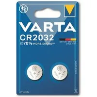 VARTA VARTA Knopfzelle Lithium, CR2032, 3V 2 Stück Batterie