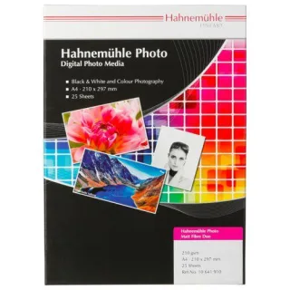 Hahnemühle Photo Matt Fibre Duo A 4 warmweiß 210 g 25 Blatt