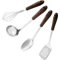 Stanley Rogers Kochbesteck-Set Küchenhelfer Set Edelstahl, Kochutensilien Set, Edelstahl Kochbesteck