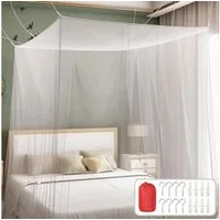 LuxusKollektion Moskitonetz Moskitonetz 200x220x200 cm feinmaschig langlebig für Bett Reise