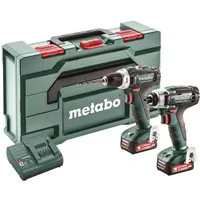 metabo Akku-Bohrschrauber Metabo Combo Set 2.7.1 12 V BS 12 + SSD 12 Akkuschrauber