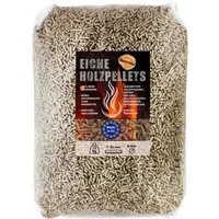 Flameup Holzpellets Eiche Pellets 15 kg 30 kg Grill Smoker Pizzaofen BBQ Holz Grillen, 15 kg