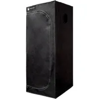 CannoBox Gewächshaus Canno Box Gewächshaus Growzelt-1680D Oxford-Gewebe Growbox Anbauset, BxTxH: 40 x 40 x 120 cm, 1680D Oxford,Reflexionsgrad:95 %,2 Sichtfenster,BxTxH:100x100x200cm
