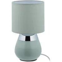 relaxdays Tischleuchte Nachttischlampe Touch in Grün