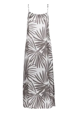 tuzzi - Kleid ALOE THERE! mit Spaghettiträgern ecru/taupe - Gr. - 46
