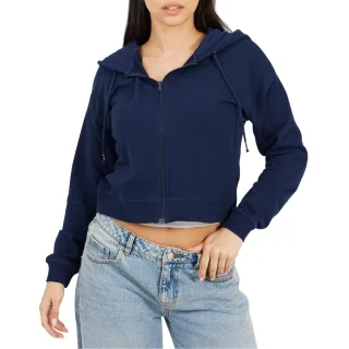Brave Soul - Hoodie mit durchgehendem Reißverschluss für Damen (Marine)
