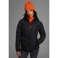 KangaROOS Winterjacke (1-St) mit Kapuze, hüftbedeckende Länge