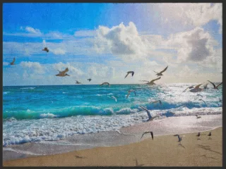 Fussmatte Meer 4927 | Größe: 60 cm x 45 cm