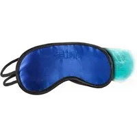 Feluna Schlafmaske FELUNA Schlafmaske mit Kühlkissen - Schlafmaske Satin Gelpad, Kühlpad Nachtmaske, Schlafbrille