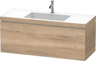 Duravit L-Cube Waschtisch-Set cbonded wandhängend 1200x480x500 Ei Marmoriert LC6919O5555