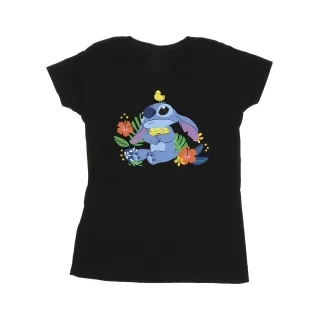 Disney - "Lilo & Stitch Birds" T-Shirt für Damen (Schwarz)