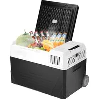 WANNYTON Elektrische Kühlbox, 58 Liter Mini Kühlschrank für Auto