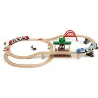 BRIO® Spielzeug-Eisenbahn BRIO® WORLD, Großes Bahn Reisezug Set, (Set), Made in Europe