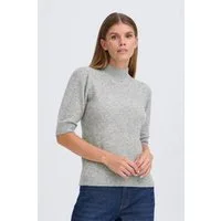OXMO Strickpullover OXSif Modischer Kurzarm-Pullover