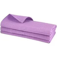Engelland Geschirrtuch Poliertuch, (Vorteils-Set, 3-tlg., Waffel-Pique), 100 % Baumwolle, integrierte Aufhängeschlaufe, 70 x 50 cm