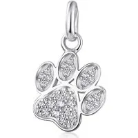 Silberkettenstore Kettenanhänger Anhänger Pfote, SJR - 925 Silber