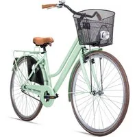 bergsteiger Cityrad Amsterdam 26, 28 Zoll Damenfahrrad, ab 150 cm, Korb, 1 Gang, V-Bremse & Rücktrittbremse