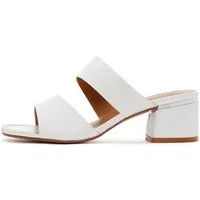 Derimod Mules aus Kunstleder mit mittelhohem Absatz Mules Kunstleder, Slip-on-Passform, Blockabsatz, Metallic-Detail