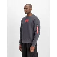 Alpha Industries Sweater Satin Logo Sweatshirt
