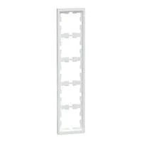 Rahmen fünffach für Senkrecht- und Waagerechtmontage D-Life MEG4050-6535 weiß (glänzend), Retail