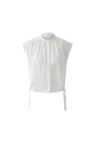 Oui - Bluse optic white - Gr. - 38