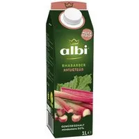 albi® Saft Heimischer Rhabarber, 6x 1 Liter, Fruchtnektar / Fruchtgehalt mind. 50%