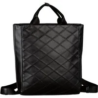 TOM TAILOR Rucksack Skylar, Konkav gestepptes Kunstleder, feines Gewebeband und Reflektelemente