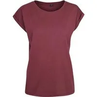 Build Your Brand Rundhalsshirt Ladies Extended Shoulder Damen T-Shirt