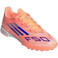 adidas Performance F50 League TF (für Kunstrasen, Hart- und Aschenplätze) orange/blau Fußballschuh