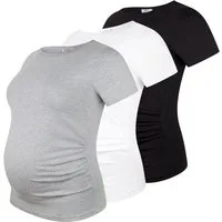M.M.C. Umstandsshirt Basic Umstandsmode Kurzarm (3-tlg)