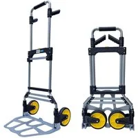 TRUTZHOLM Sackkarre Klappkarre XL klappbar Teleskopgriff bis 115 cm Tragkraft 150 kg, große Ladefläche