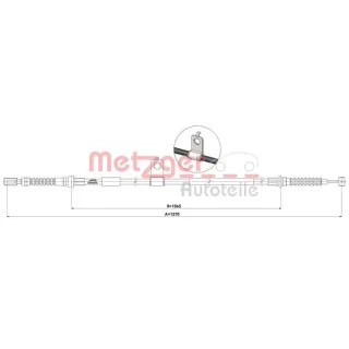Metzger Handbremsseil hinten links Mazda MX-5 3