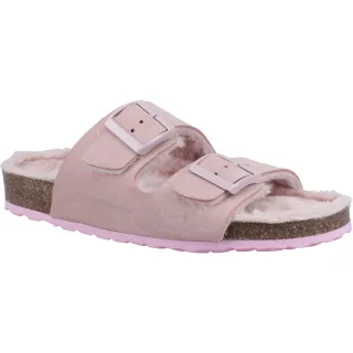 Hush Puppies Jessie Leder Damen Blush Pantoffeln