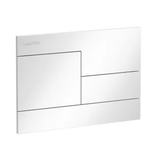 Laufen Betätigungsplatte SKYLINE INEO mit Zweimengenbetätigung weiß, H9001180000001 H9001180000001