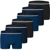 Schiesser Boxershorts mit Webgummibund, im 6er Pack